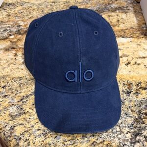 ALO Yoga Navy Blue Cap